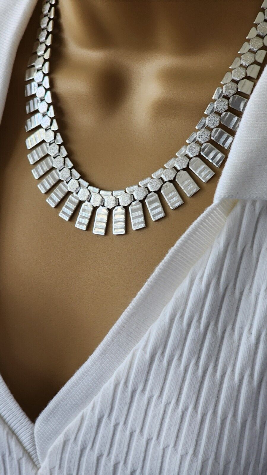 Gold or silver Statement Necklace Chunky Chain link necklace
