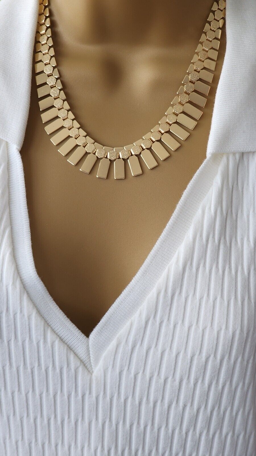 Gold or silver Statement Necklace Chunky Chain link necklace