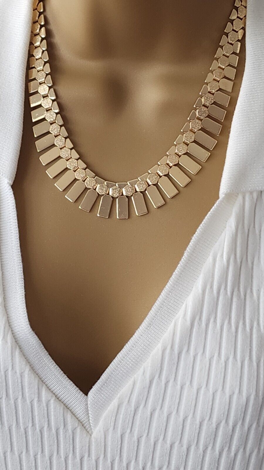 Gold or silver Statement Necklace Chunky Chain link necklace