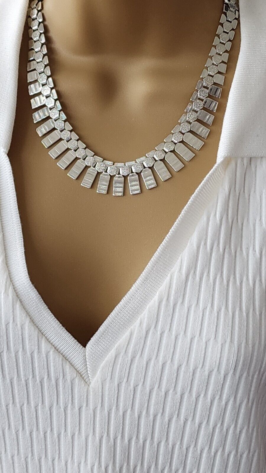 Gold or silver Statement Necklace Chunky Chain link necklace