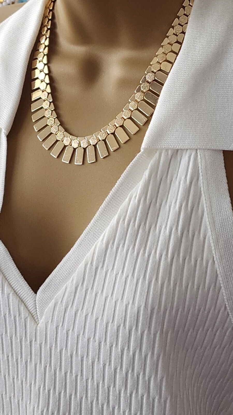 Gold or silver Statement Necklace Chunky Chain link necklace