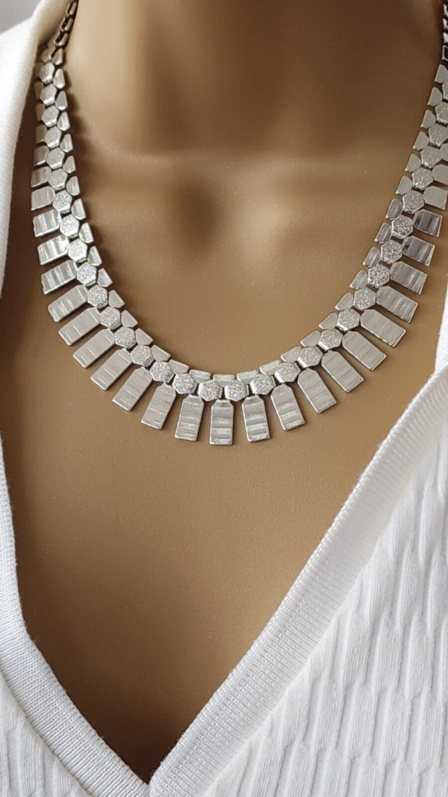 Gold or silver Statement Necklace Chunky Chain link necklace