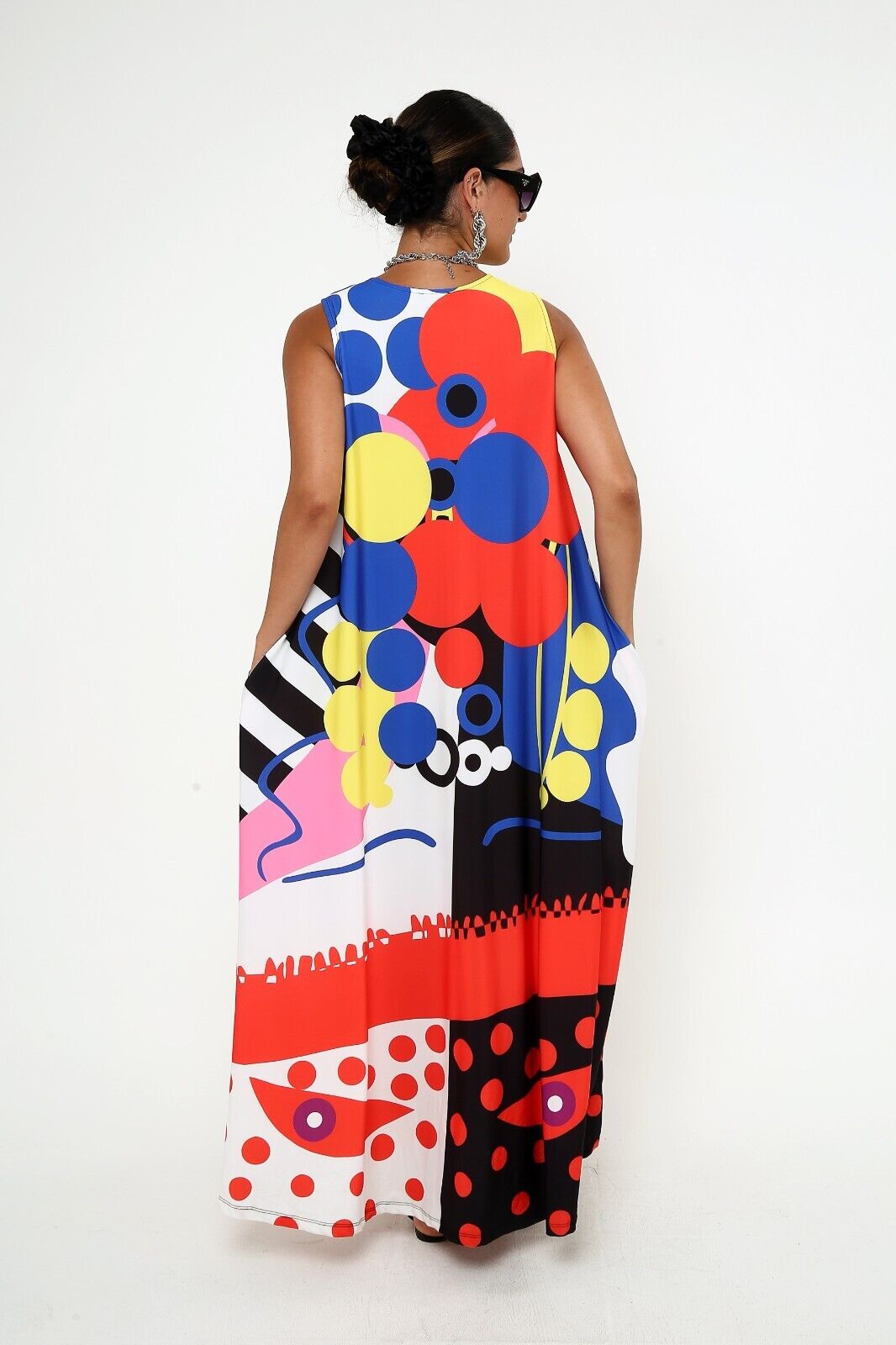 Women's A Bold and Colorful Visage Dress Maxi Dress