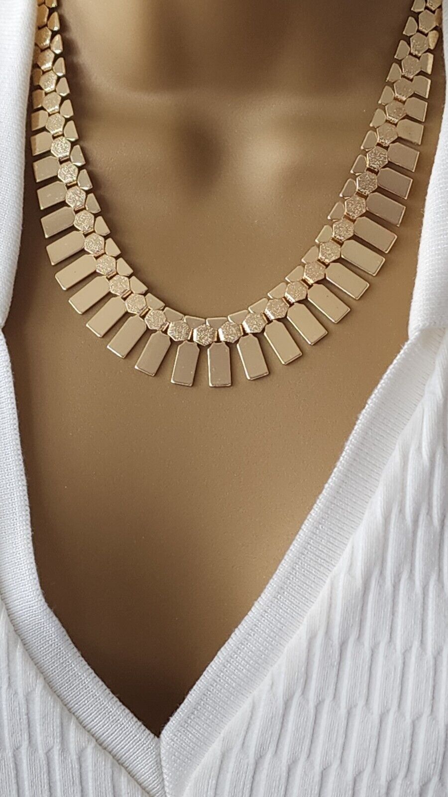 Gold or silver Statement Necklace Chunky Chain link necklace