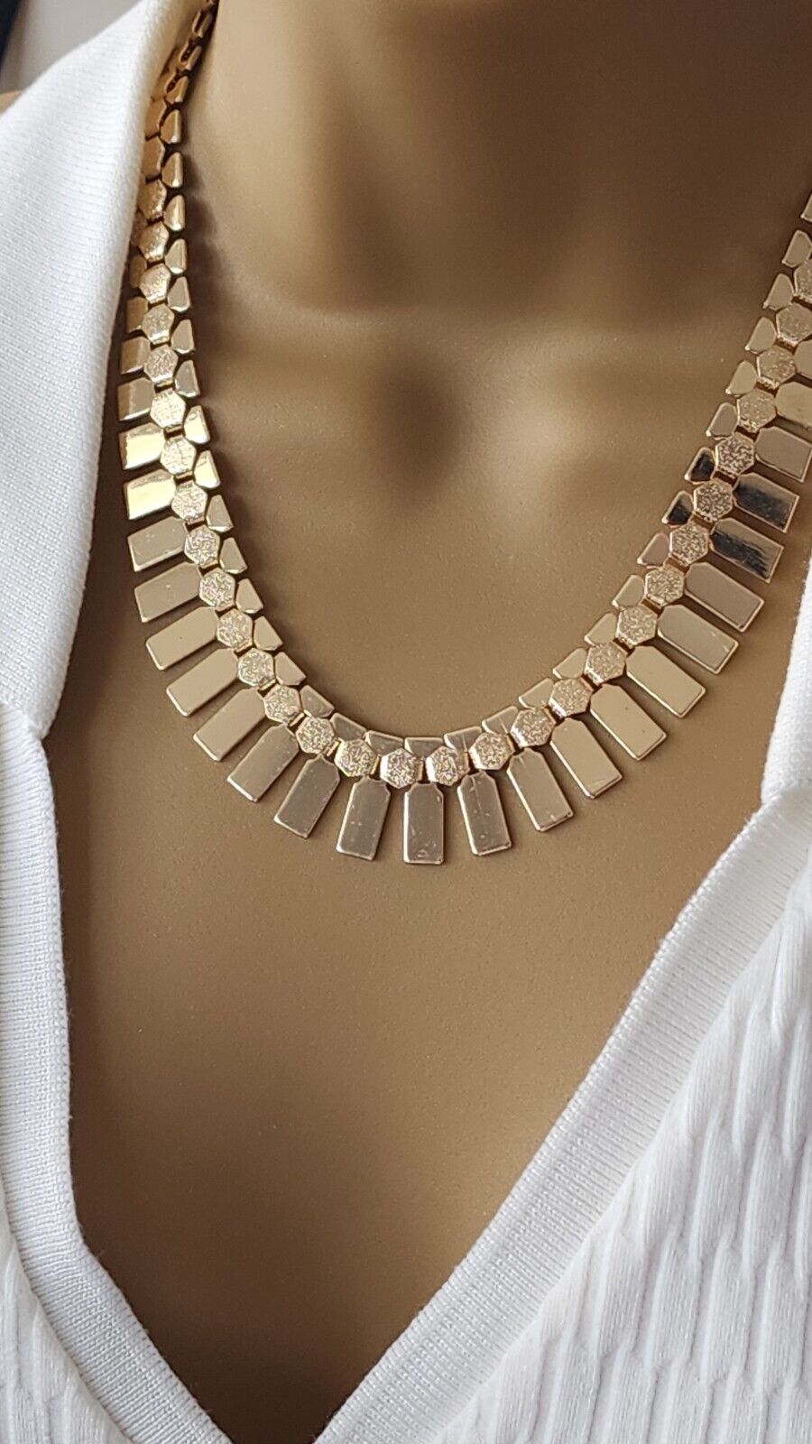 Gold or silver Statement Necklace Chunky Chain link necklace