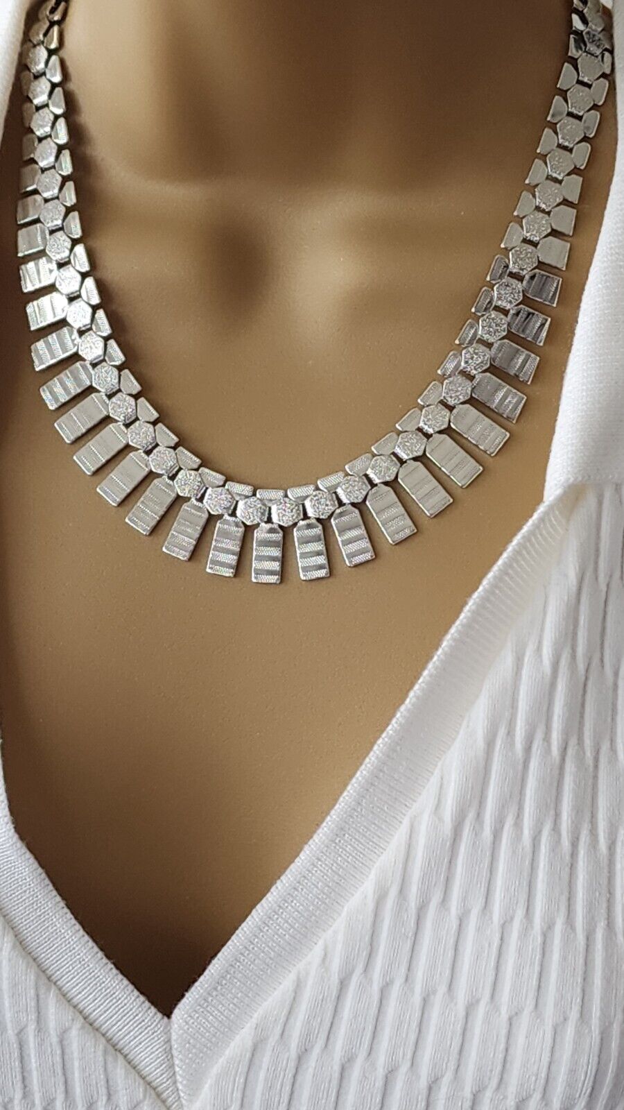 Gold or silver Statement Necklace Chunky Chain link necklace
